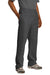 Jerzees 974M/974MPR Mens NuBlend Pill Resistant Fleece Open Bottom Sweatpants w/ Pockets Heather Black Model 3q