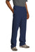 Jerzees 974M/974MPR Mens NuBlend Pill Resistant Fleece Open Bottom Sweatpants w/ Pockets Navy Blue Model 3q