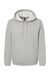 Adidas A432 Mens Fleece Hooded Sweatshirt Hoodie w/ Pouch Pocket Heather Grey Flat Front