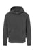 Independent Trading Company PRM1500Y Youth Pigment Dyed Hooded Sweatshirt Hoodie w/ Pouch Pocket Black Flat Front