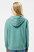 Independent Trading Company PRM1500Y Youth Pigment Dyed Hooded Sweatshirt Hoodie w/ Pouch Pocket Mint Green Model Back