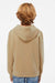 Independent Trading Company PRM1500Y Youth Pigment Dyed Hooded Sweatshirt Hoodie w/ Pouch Pocket Sandstone Brown Model Back