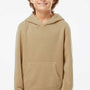 Independent Trading Company Youth Pigment Dyed Hooded Sweatshirt Hoodie w/ Pouch Pocket - Sandstone Brown