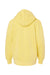 Independent Trading Company PRM1500Y Youth Pigment Dyed Hooded Sweatshirt Hoodie w/ Pouch Pocket Yellow Flat Back