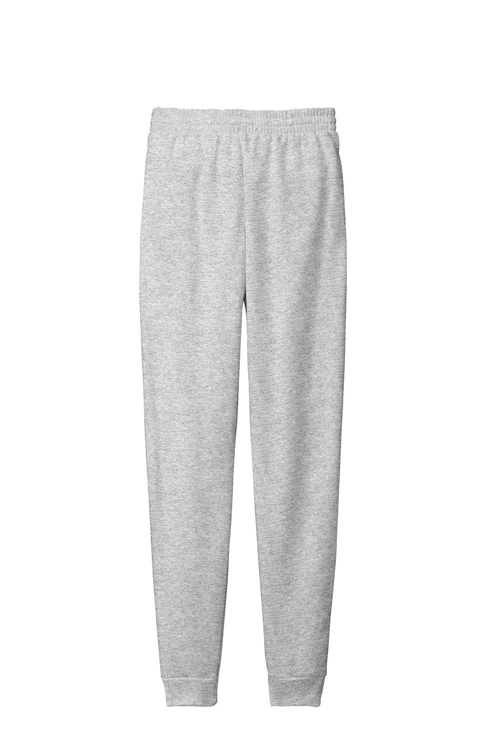 Jerzees 975MP/975MPR Mens NuBlend Fleece Jogger Sweatpants w/ Pockets Ash Grey/Charcoal Grey Flat Back