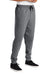 Jerzees 975MP/975MPR Mens NuBlend Fleece Jogger Sweatpants w/ Pockets Heather Grey/Charcoal Grey Model 3q