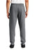 Jerzees 975MP/975MPR Mens NuBlend Fleece Jogger Sweatpants w/ Pockets Heather Grey/Charcoal Grey Model Back