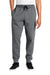 Jerzees 975MP/975MPR Mens NuBlend Fleece Jogger Sweatpants w/ Pockets Heather Grey/Charcoal Grey Model Front