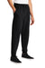 Jerzees 975MP/975MPR Mens NuBlend Fleece Jogger Sweatpants w/ Pockets Black/Heather Charcoal Grey Model 3q