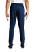 Jerzees 975MP/975MPR Mens NuBlend Fleece Jogger Sweatpants w/ Pockets Navy Blue/Charcoal Grey Model Back