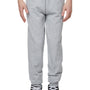 Jerzees Youth NuBlend Fleece Pill Resistant Jogger Sweatpants w/ Pockets - Heather Grey