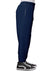 Jerzees 975YR Youth NuBlend Fleece Pill Resistant Jogger Sweatpants w/ Pockets Navy Blue Model Side