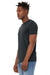 Bella + Canvas BC3301/3301 Mens Jersey Short Sleeve Crewneck T-Shirt Heather Dark Grey Model 3Q