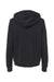 Alternative 8628 Womens Day Off Mineral Wash Hooded Sweatshirt Hoodie Black Flat Back