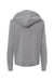 Alternative 8628 Womens Day Off Mineral Wash Hooded Sweatshirt Hoodie Nickel Grey Flat Back