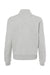 Alternative 8808PF Womens Eco Cozy Fleece Mock Neck 1/4 Zip Sweatshirt Heather Grey Flat Back