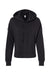 Alternative 9906ZT Womens Eco Washed Hooded Sweatshirt Hoodie Black Flat Front