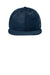 New Era Hats NE407 Mens Camo Flat Bill Snapback Hat Flag Deep Navy Blue/Deep Navy Blue Camo Flat Front