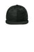 New Era Hats NE407 Mens Camo Flat Bill Snapback Hat Flag Black/Black Camo Flat Front