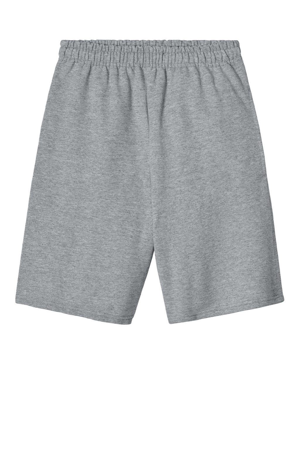 Jerzees 978MP Mens NuBlend Sweatshorts w/ Pockets Heather Grey Flat Front