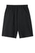 Jerzees 978MP Mens NuBlend Sweatshorts w/ Pockets Black Flat Back
