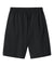 Jerzees 978MP Mens NuBlend Sweatshorts w/ Pockets Black Flat Front