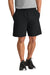 Jerzees 978MP Mens NuBlend Sweatshorts w/ Pockets Black Model Front
