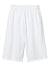 Jerzees 978MP Mens NuBlend Sweatshorts w/ Pockets White Flat Front