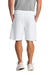 Jerzees 978MP Mens NuBlend Sweatshorts w/ Pockets White Model Back