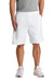 Jerzees 978MP Mens NuBlend Sweatshorts w/ Pockets White Model Front
