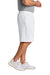 Jerzees 978MP Mens NuBlend Sweatshorts w/ Pockets White Model Side