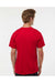 Holloway 222818 Mens Momentum Short Sleeve Crewneck T-Shirt Scarlet Red Model Back