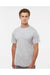 Holloway 222818 Mens Momentum Short Sleeve Crewneck T-Shirt Silver Grey Model Front