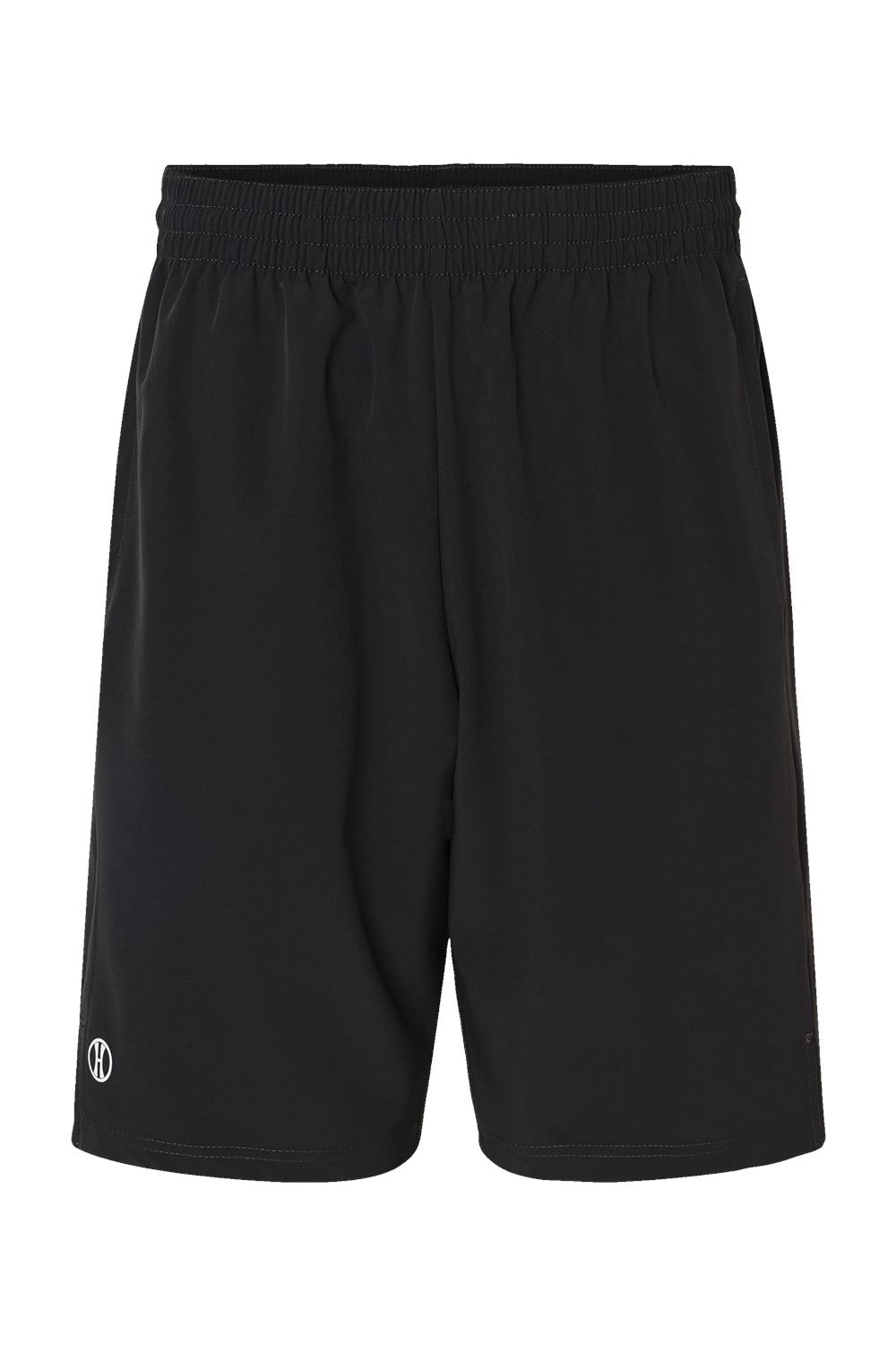 Holloway 229556 Mens Weld Shorts w/ Pockets Black Flat Front