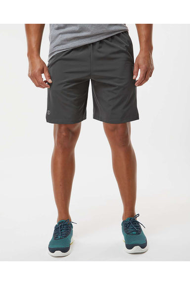 Holloway 229556 Mens Weld Shorts w/ Pockets Carbon Grey Model Front