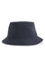 Atlantis Hats GEO Mens Sustainable Bucket Hat Navy Blue Flat Back
