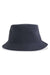 Atlantis Headwear GEO Mens Sustainable Bucket Hat Navy Blue Flat Back