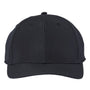 Atlantis Headwear Mens Sustainable Recycled Feel Snapback Hat - Black - NEW