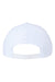 Atlantis Headwear REFE Mens Sustainable Recycled Feel Snapback Hat White Flat Back