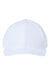 Atlantis Hats REFE Mens Sustainable Recycled Feel Snapback Hat White Flat Front