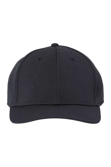 Atlantis Headwear SAND Mens Sustainable Performance Adjustable Hat Black Flat Front