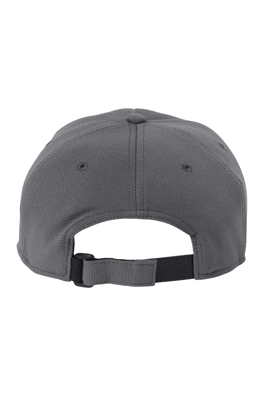 Atlantis Headwear SAND Mens Sustainable Performance Adjustable Hat Dark Grey Flat Back