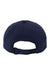 Atlantis Headwear SAND Mens Sustainable Performance Adjustable Hat Navy Blue Flat Back