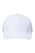 Atlantis Hats SAND Mens Sustainable Performance Adjustable Hat White Flat Front