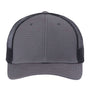 Atlantis Headwear Mens Sustainable Recycled Three Snapback Trucker Hat - Dark Grey/Black - NEW