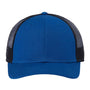 Atlantis Hats Mens Sustainable Recycled Three Snapback Trucker Hat - Royal Blue/Black - Closeout