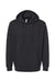 LAT 6926 Mens Elevated Fleece Basic Hooded Sweatshirt Hoodie Black Flat Front