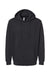 LAT 6926 Mens Elevated Fleece Basic Hooded Sweatshirt Hoodie w/ Pouch Pocket Black Flat Front