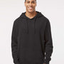 LAT Mens Elevated Fleece Basic Hooded Sweatshirt Hoodie - Black - NEW