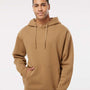 LAT Mens Elevated Fleece Basic Hooded Sweatshirt Hoodie - Coyote Brown - NEW